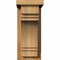 Ekena Millwork Pescadero Rough Sawn Corbel w/Backplate, Western Red Cedar, 6"W x 10"D x 14"H COR06X10X14PEC01RWR - alternate 2